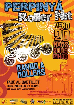 Affiche Perpinya Roller Nit